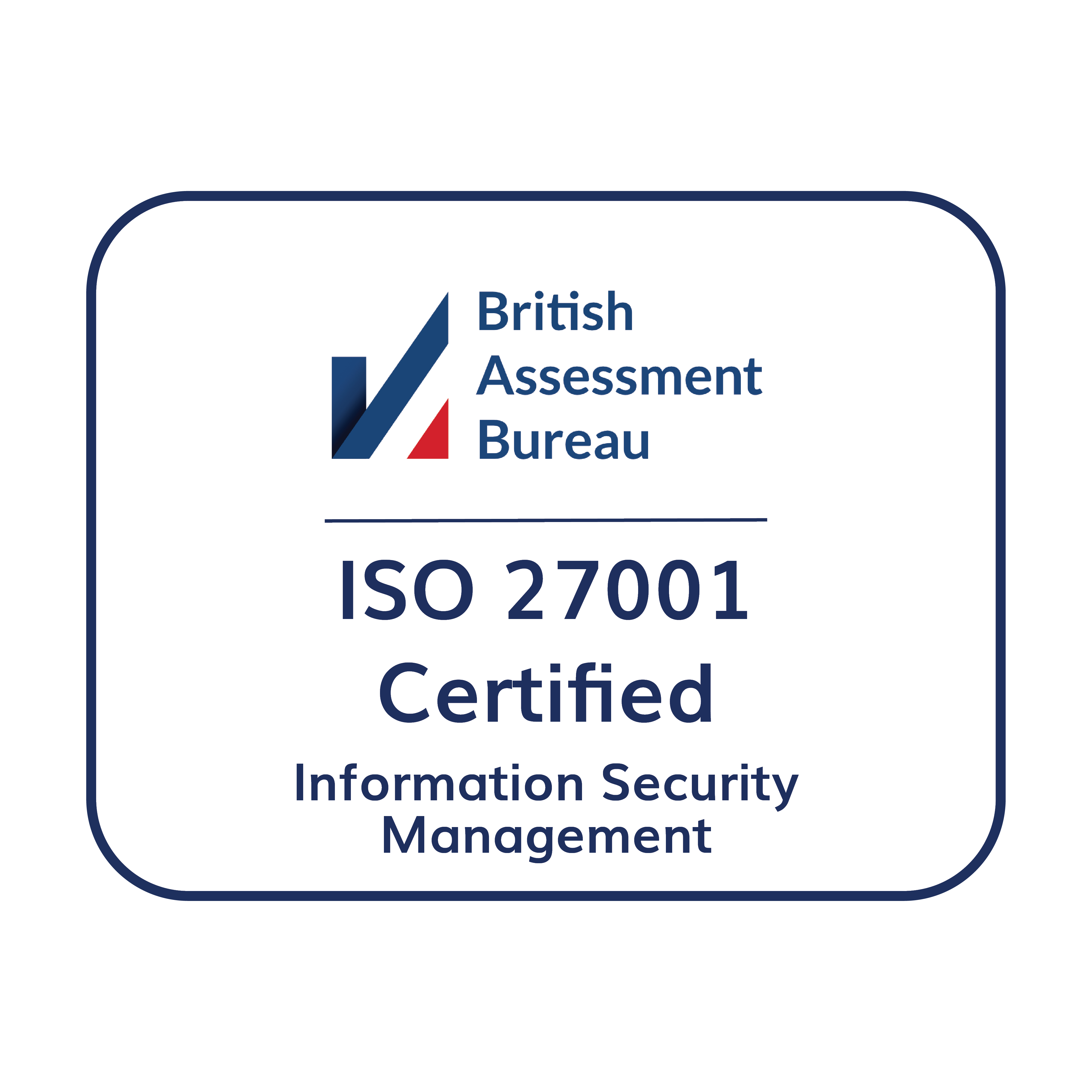 ISO 27001 Certified - Information Security Management